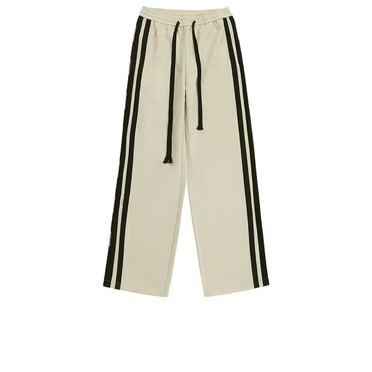 Trendy Men's Wide-Leg Letter Print Pants