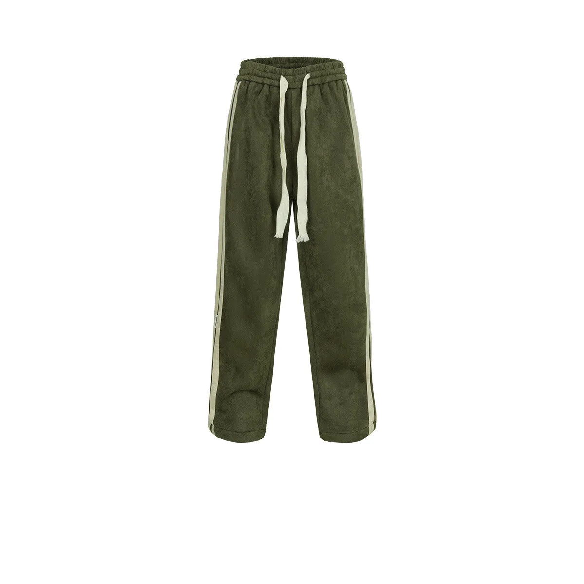 Trendy Men's Wide-Leg Letter Print Pants