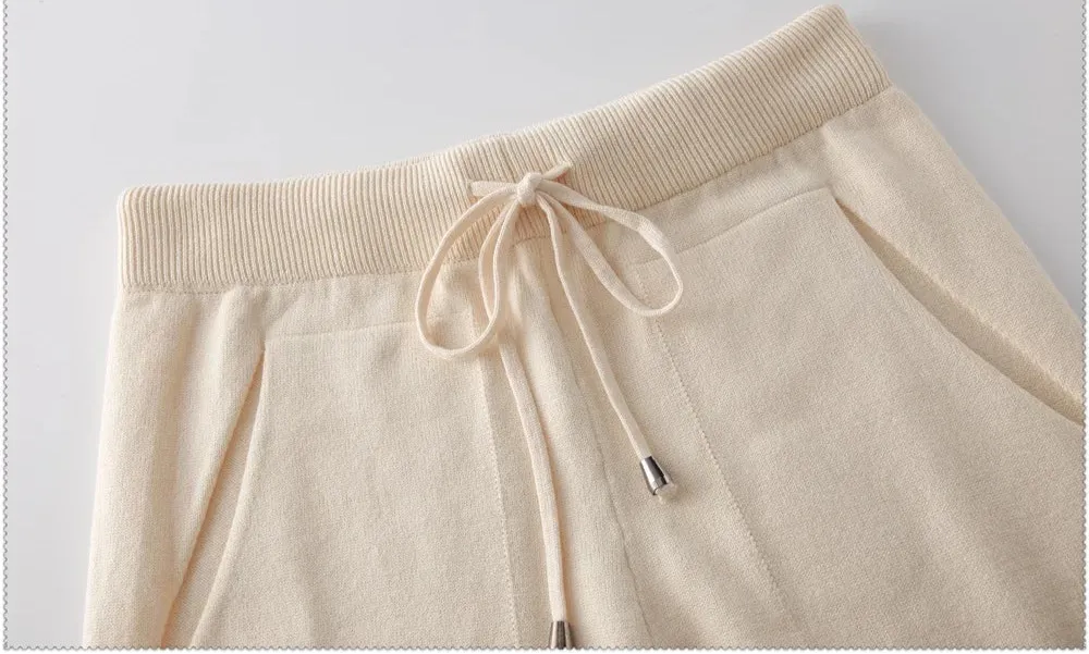 Turtleneck sweater matching trousers loungewear set
