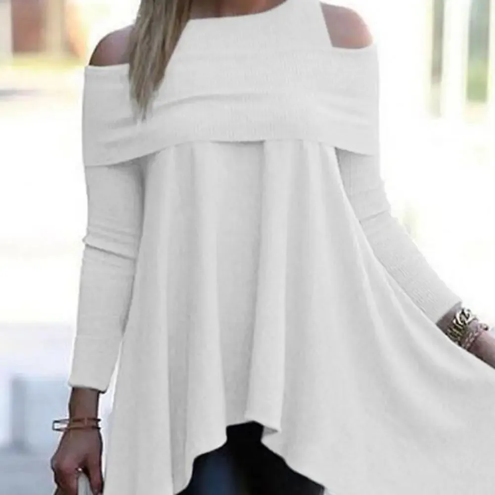 Uniwim  Womens Tops And Blouses Casual O Neck Long Sleeve Top Female Tunic 2024 Autumn Plus Size Women Blusas Shirts