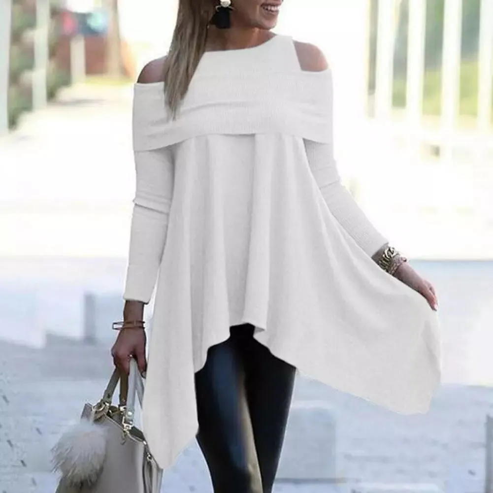 Uniwim  Womens Tops And Blouses Casual O Neck Long Sleeve Top Female Tunic 2024 Autumn Plus Size Women Blusas Shirts