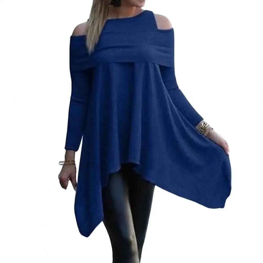 Uniwim  Womens Tops And Blouses Casual O Neck Long Sleeve Top Female Tunic 2024 Autumn Plus Size Women Blusas Shirts