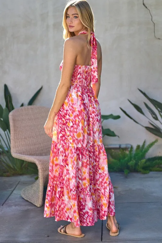 Water Lilies Monet Maxi Dress