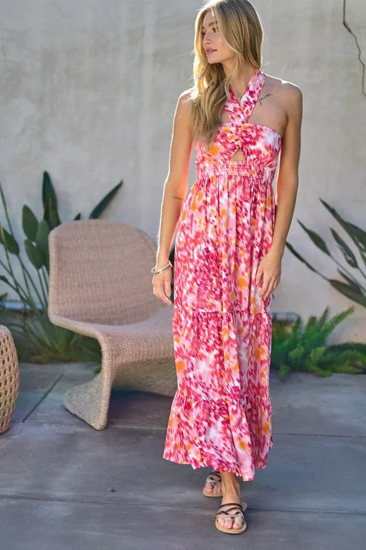Water Lilies Monet Maxi Dress