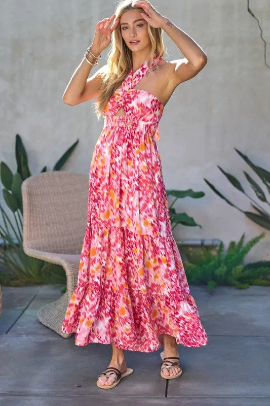 Water Lilies Monet Maxi Dress