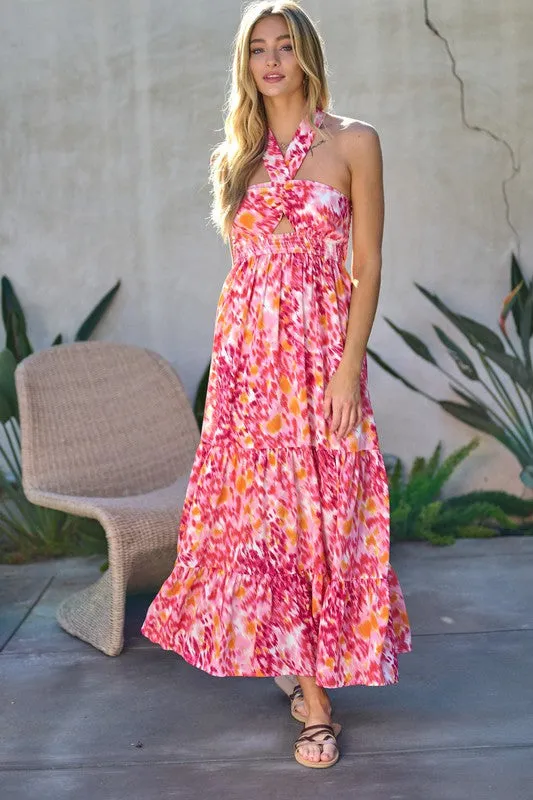 Water Lilies Monet Maxi Dress