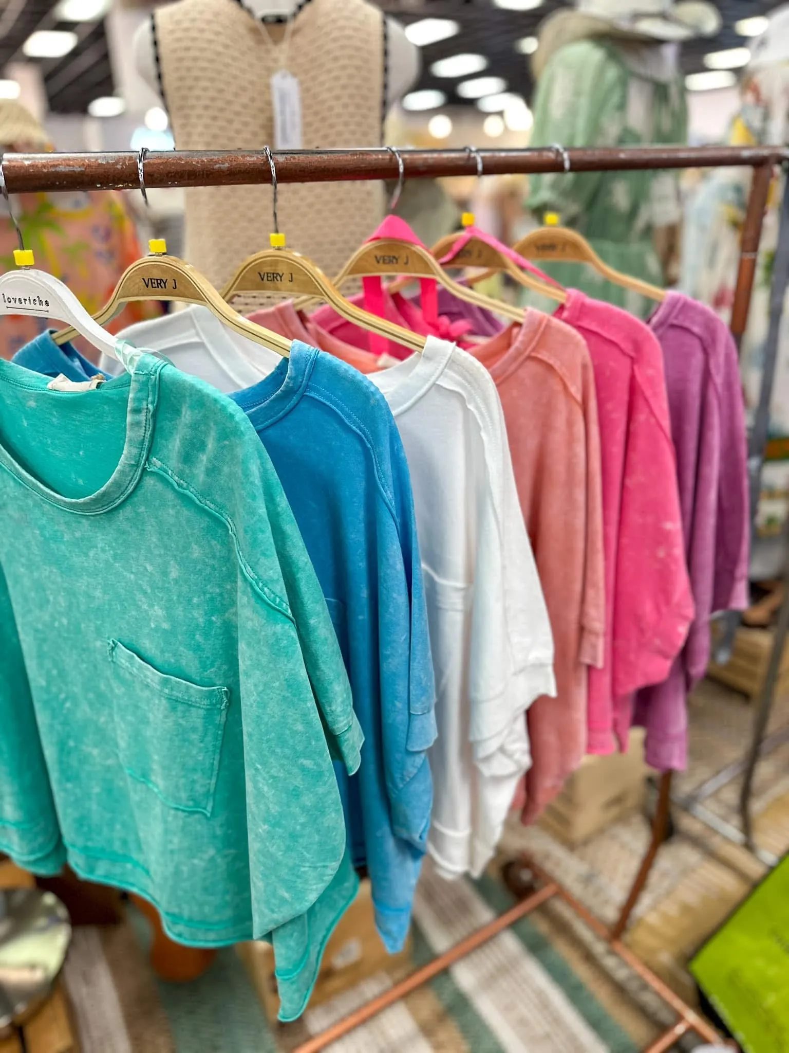 White Comfy Acid Washed Relaxed Fit Shoulder Tees