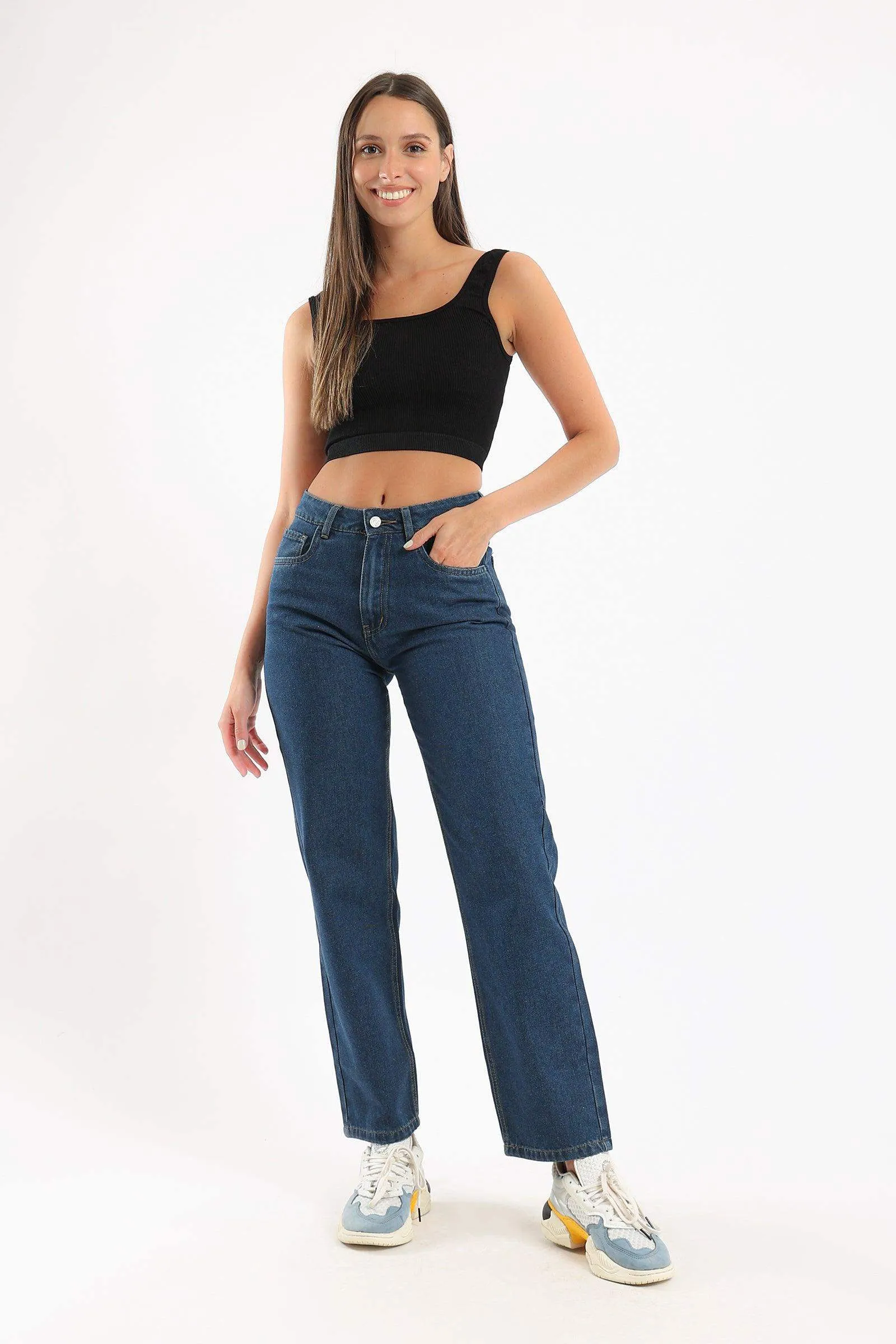 Wide Strap Crop Top