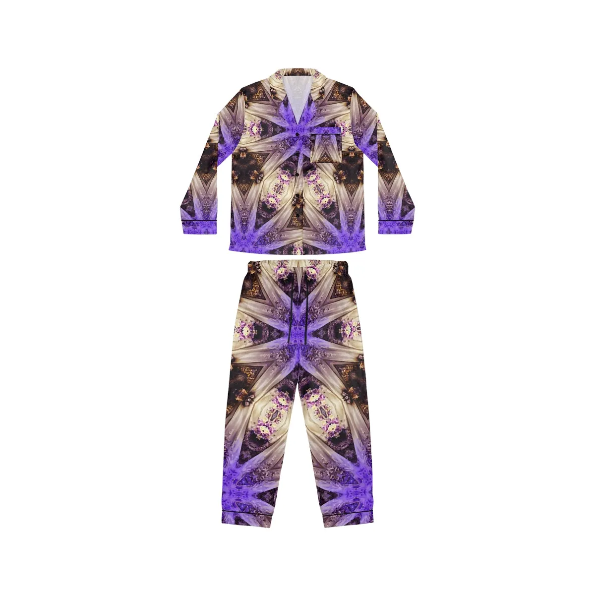 Women's Satin Pajamas (AOP)