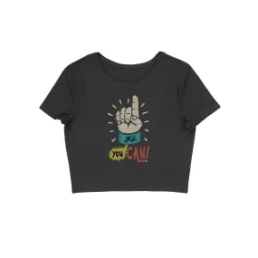 Yes You Can Crop Top - CT00018